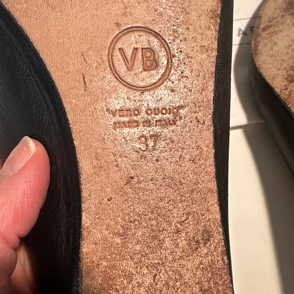 Veronica Beard Black Embroidered Flats - Picture 4 of 8